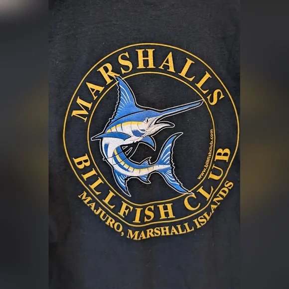 Black T-Shirt with Gold Graphic - Picture 5 of 6